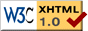 Valid xHTML 1.0 Strict